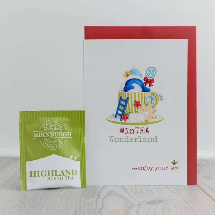 Tekpose Lykønskningskort - TEA-X-009 for engroshandel hos Smith & Ross Designs