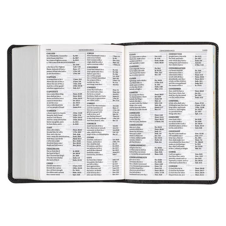 Christian Art Gifts - Wholesale Religion - KJV Bible Compact LP Faux Leather, Black6