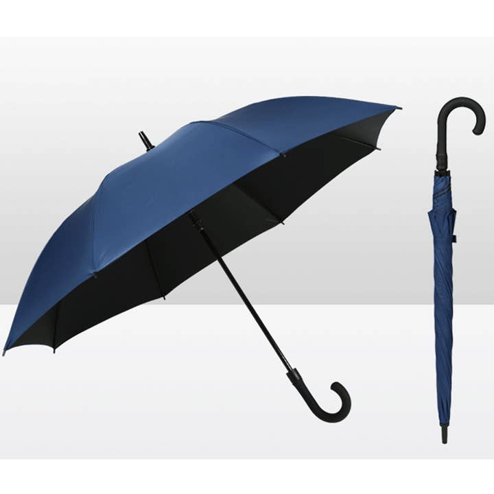 Suzie Q USA - Wholesale Umbrella - Unisex - Automatic Curved Handle Rain Shine Dual Umbrella