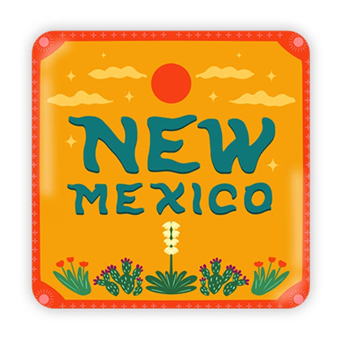 Imán metálico n.º 2 de Nuevo México para venta al por mayor de Squidly Designs