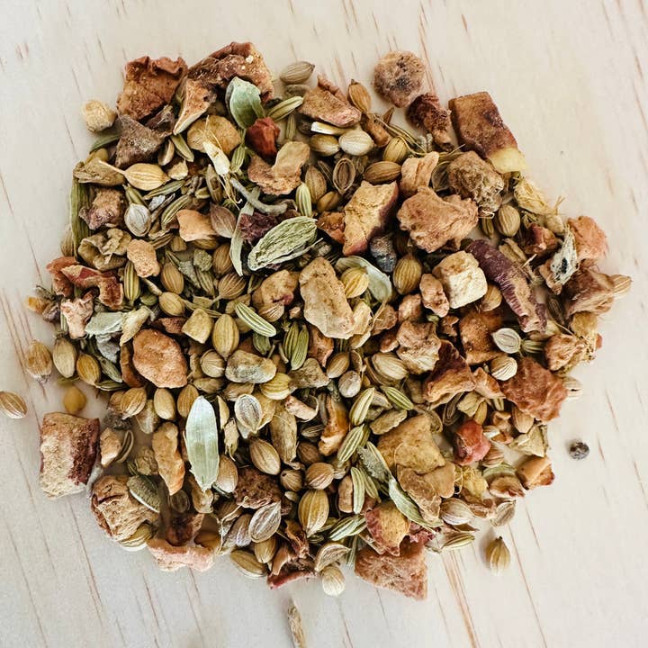 Solar Elixir Wellness Loose Tea for Digestion (Ayurvedic) for wholesale by Ren Beaulieu Luxury Tea House