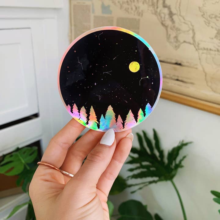 Jess Weymouth - Vendita all'ingrosso Adesivo - Adesivo olografico con cielo notturno3