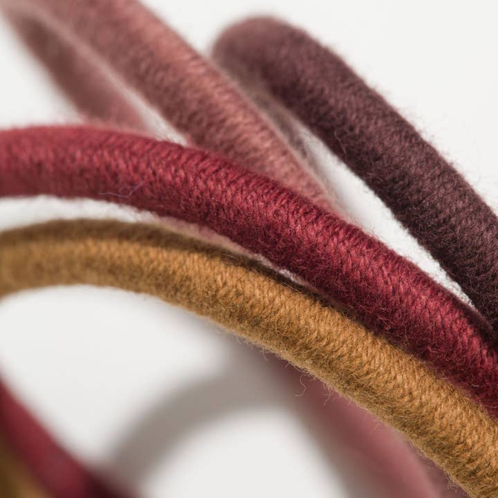 KOOSHOO - Wholesale Hair Tie - Plastic-free, Organic Hair Ties - Warm Earth - Biodegradable7