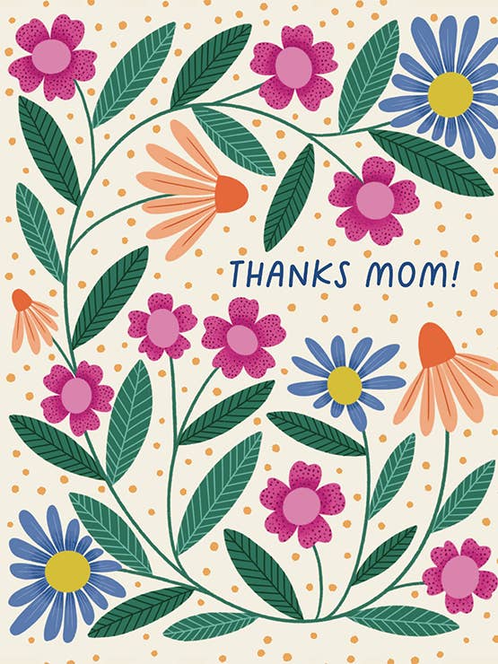 FC093M THANKS MOM - MOTHER'S DAY - A2 for wholesale by Fun Folks
