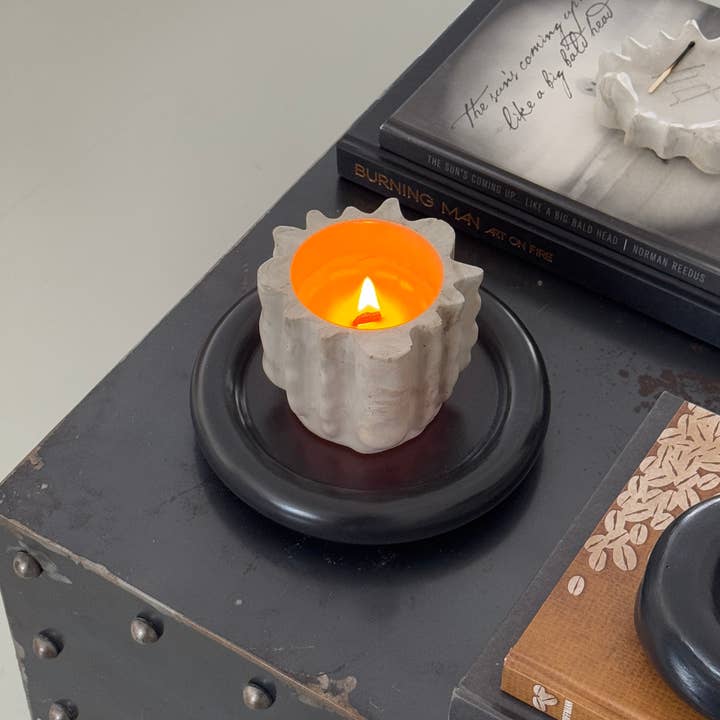 Atelier La Rouleuse - Wholesale Jar/Filled Candle - FORMA - mandarin and resin coconut wax candle4