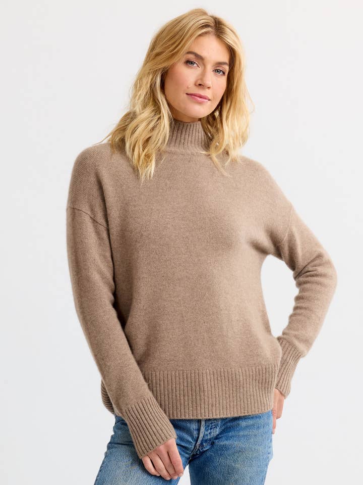 Driftwood Oversized Cashmere Pullover for wholesale on Faire5
