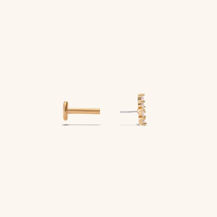 oumo jewelry - Wholesale Stud/Post Earrings - Marquise Titanium Stud2