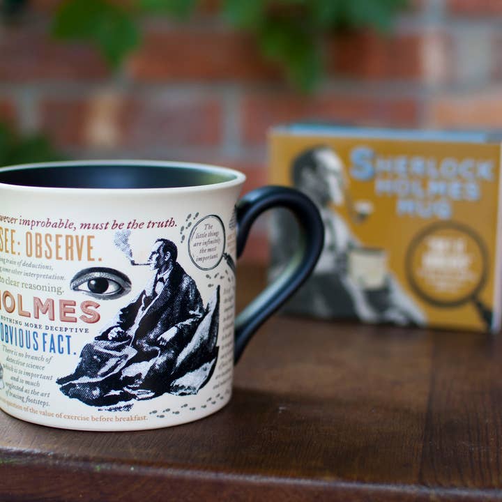 Unemployed Philosophers Guild - Wholesale Coffee Mug - Sherlock Holmes Coffee Mug4