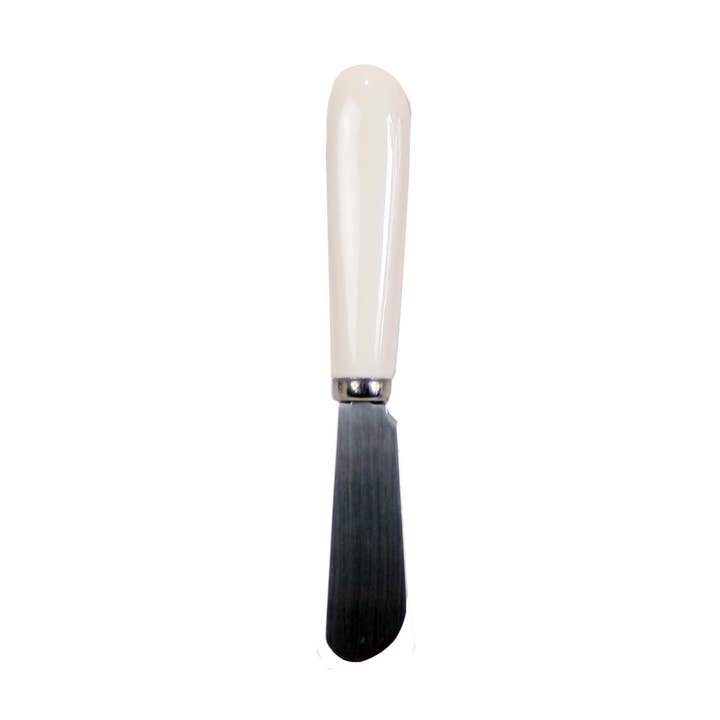 Ceramic Spreader Knife - White for wholesale by Out of the Woods of Oregon