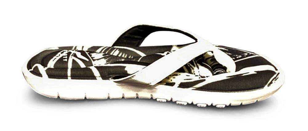 Eastern Off Price – wholesale Flip Flops – Women’s – Norty Womens Memory Foam Flip Flop Sandal 42236 White2