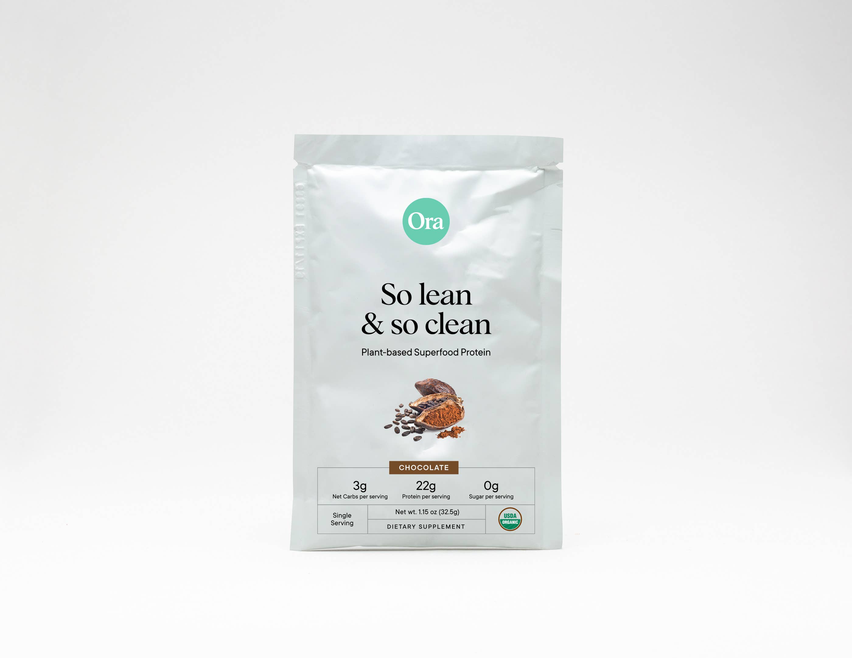 Ora Organic – wholesale Protein/superfood powder – So Lean & So Clean - Protein Powder - Chocolate (1 serv)2