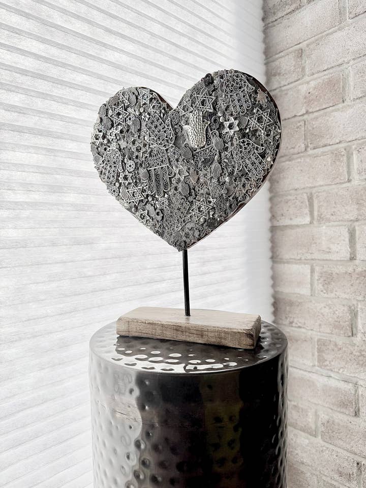 Corazón en Soporte - 2025.02 para venta al por mayor de JEWISHJOY.co