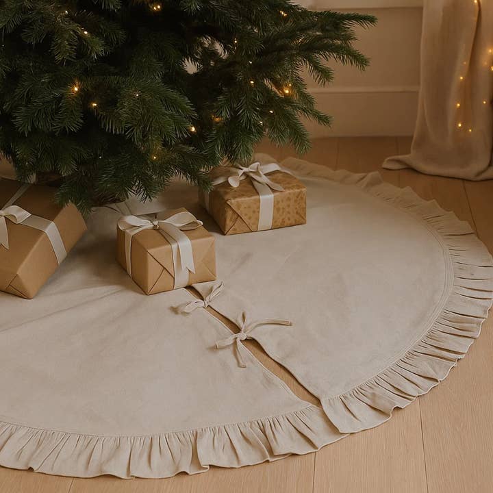 Canvas Christmas Tree Skirt | Canvas Tote Bag | Unbranded for wholesale by Fabrica Kraft