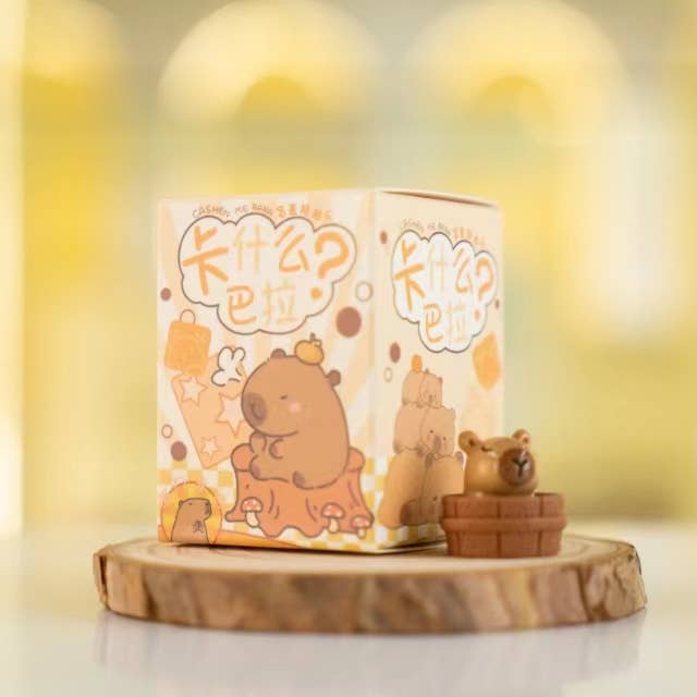 BCmini - Wholesale Decorative Figurine - CAPYBARA GLOW IN THE DARK MINI FIGURINE BLIND BOX-48