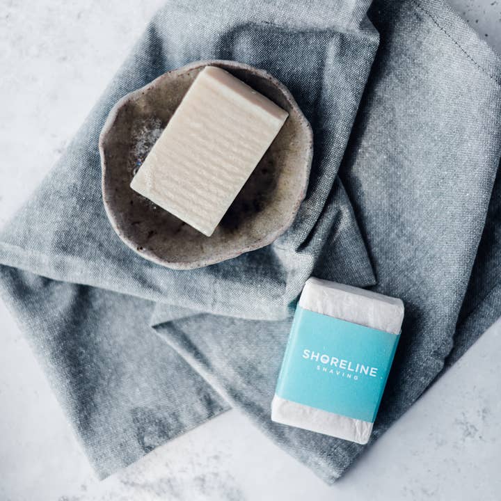 Shoreline Shaving - Wholesale Shave Soap - Men's - Shaving Soap Bars - Natural, Vegan Friendly, Zero Waste