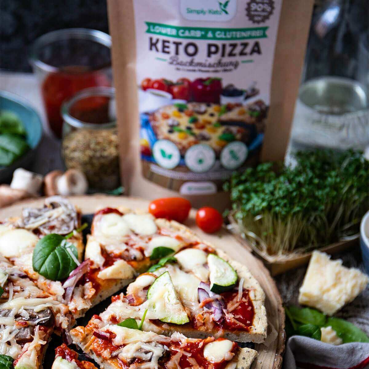 Simply Keto - Vendita all'ingrosso Preparati per pane - Mix per pizza keto a basso contenuto di carboidrati8