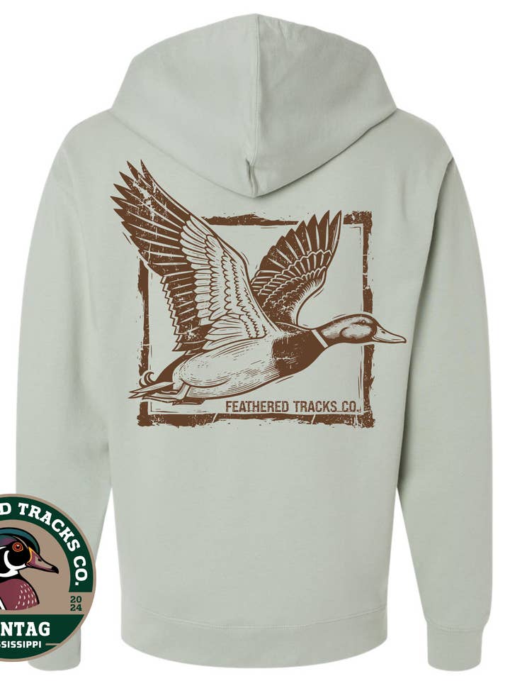 Vintage Duck Hunting Hoodie for wholesale by Feathered Tracks Co.