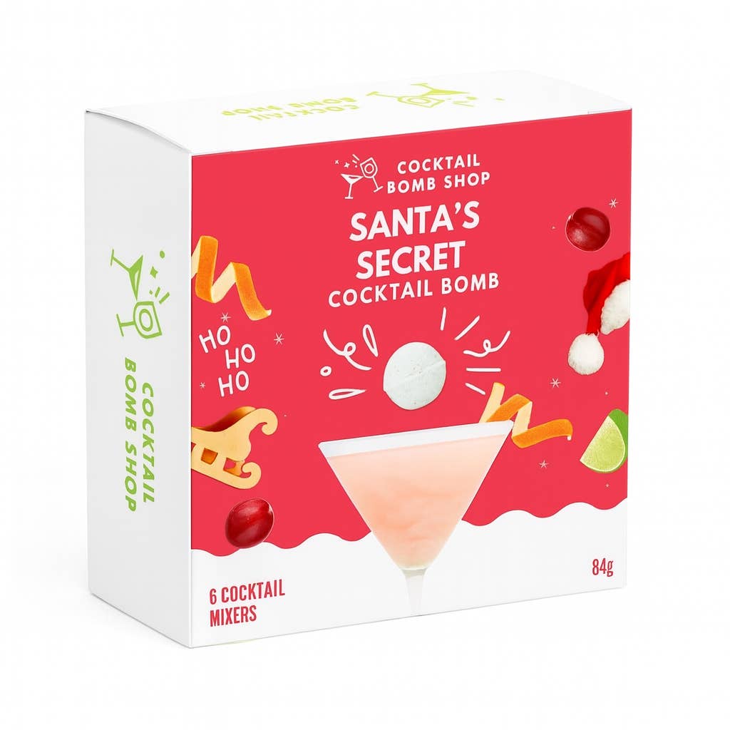 Cocktail Bomb Shop - Wholesale Cocktail Mix/Syrup - SANTA'S SECRET COCKTAIL BOMB