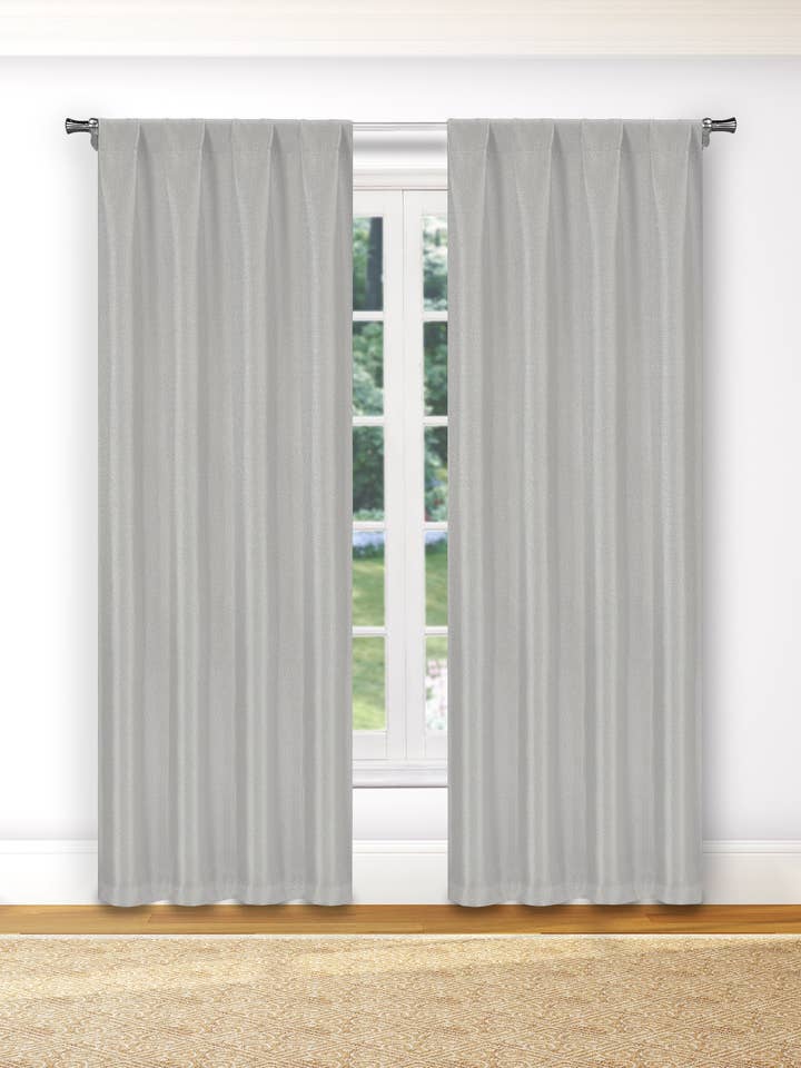 Verduisteringsgordijnen met getextureerde doorvoertule voor woonkamer, slaapkamer voor wholesale door Duck River