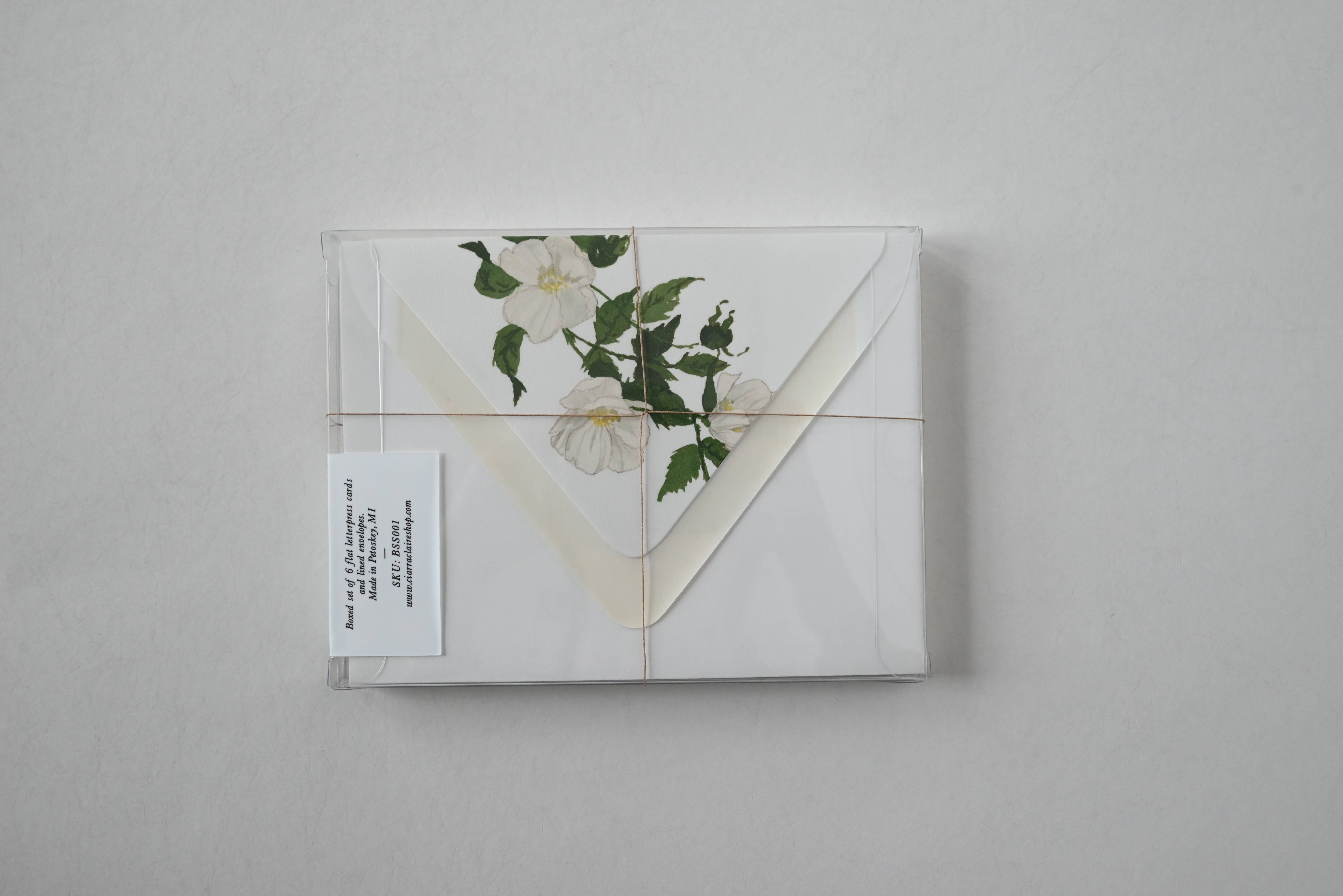Ciarra Claire - Wholesale Stationery/Notecard Set - Floral | Stationery Set of 67