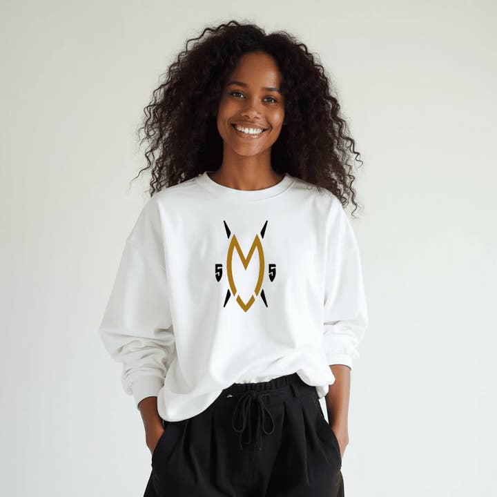 Mutombo Coffee Long Sleeve Shield Logo T- Shirt for wholesale by Mutombo Coffee