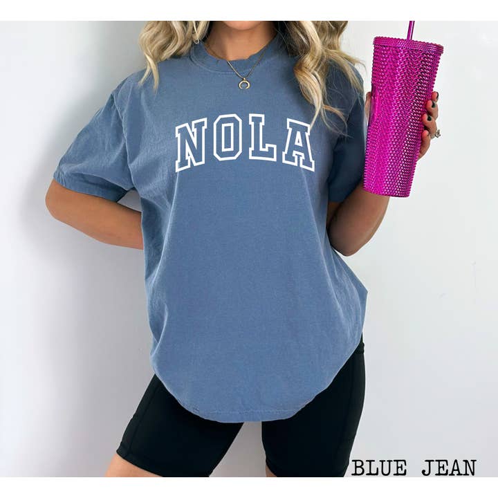 Custom T Story - Wholesale Screen Printed T-Shirt - Women's - Comfort Colors®, NOLA Shirt, New Orleans Shirt, Nola Souveni1
