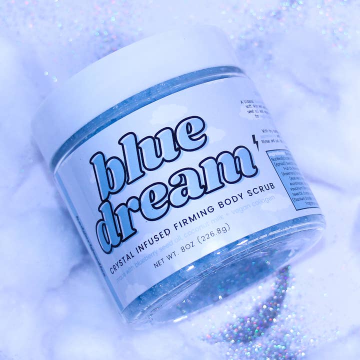 Badgurlgoodies - Vente Gommage/exfoliant pour le corps - Gommage raffermissant aux cristaux de noix de coco Blue Dream0