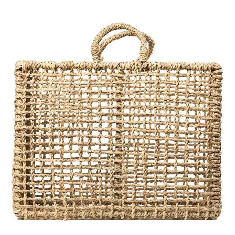 COSYDAR-DECO - Venta al por mayor Revisteros - Revistero Cosy trenzado en Palma M0