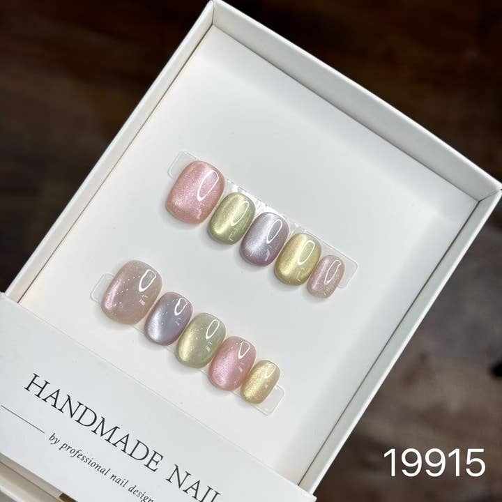 Foamboxnail ongles pressés faits à la main 19915 pour la vente par foamboxnail