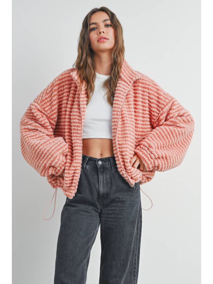 BUTTERMELON - Wholesale Puffer Jacket - Women's - Fall Collared Puffer Jacket - BMJ7497