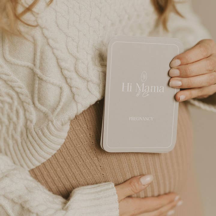 Hi Mama & Co. – wholesale New mom gift box/set – Pregnancy, Labour, & Birth Affirmation Cards3