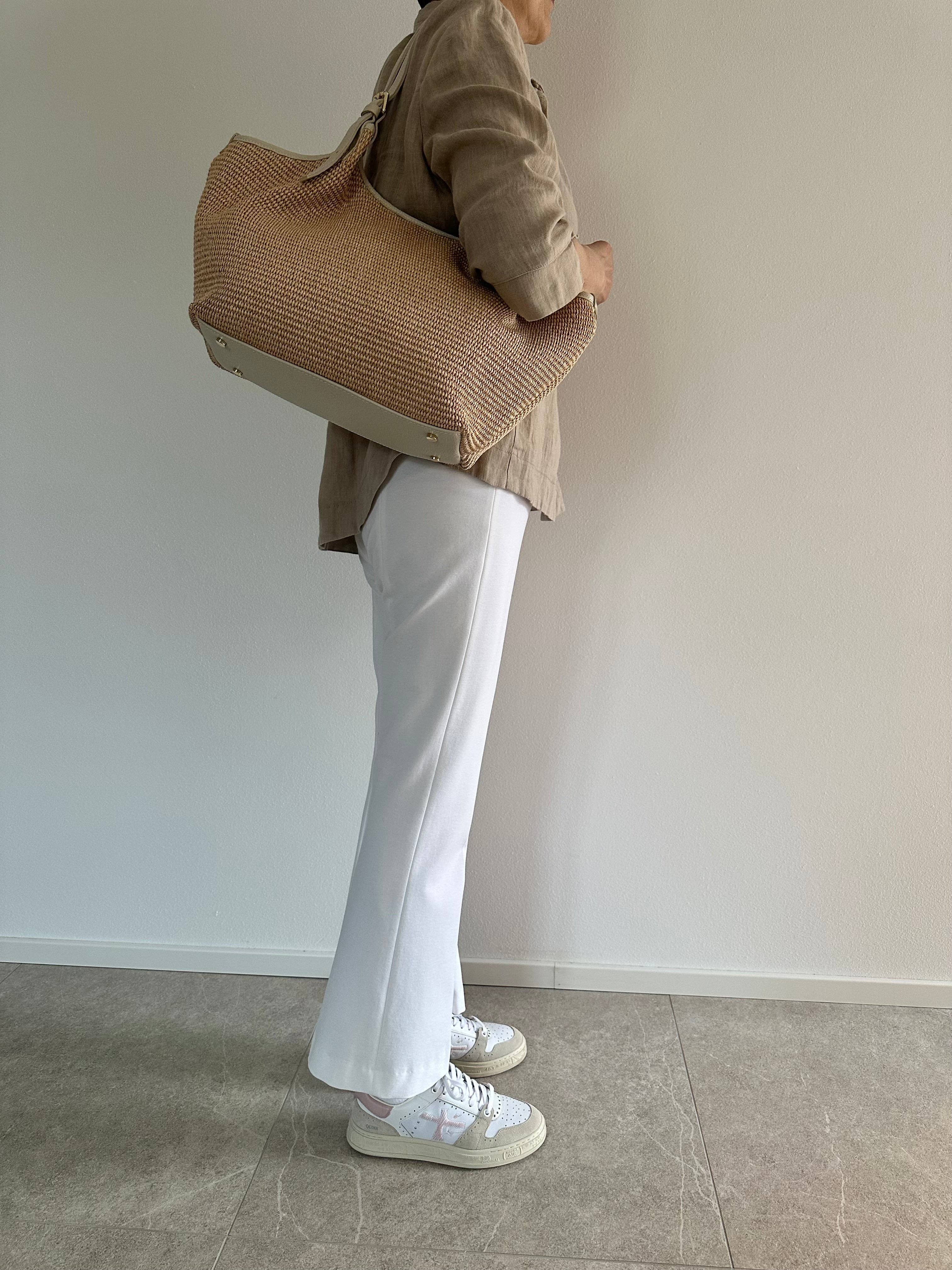 Zhade - Wholesale Shoulder Bag - Women's - THAI - raffia and genuine leather6