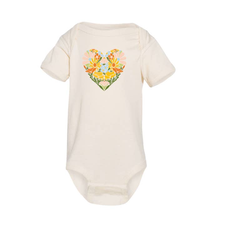 Wildheart Onesie for wholesale by doodles.ink.