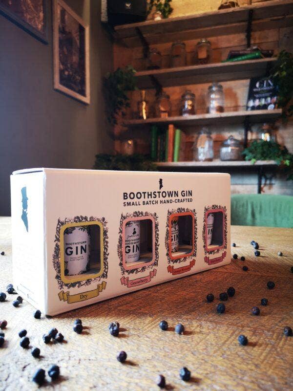 Boothstown Gin – wholesale Gin – BOOTHSTOWN GIN MINIATURE GIN GIFT PACK 4X5CL4