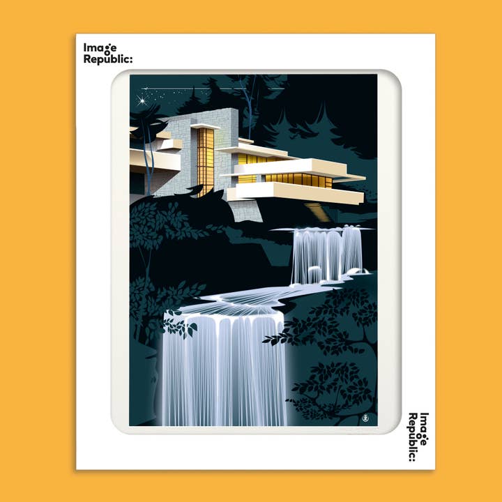 40x50 cm MONSIEUR Z A ÁGUA QUE CAI por atacado de Image Republic