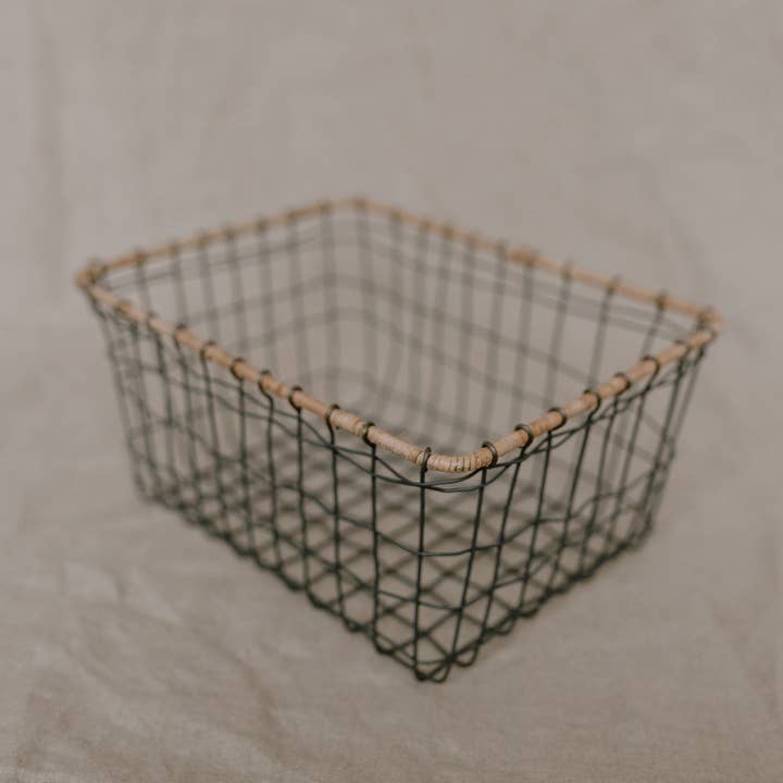 Eulenschnitt - Wholesale Basket - wire basket square 30x23 cm (PU = 6 pcs)6