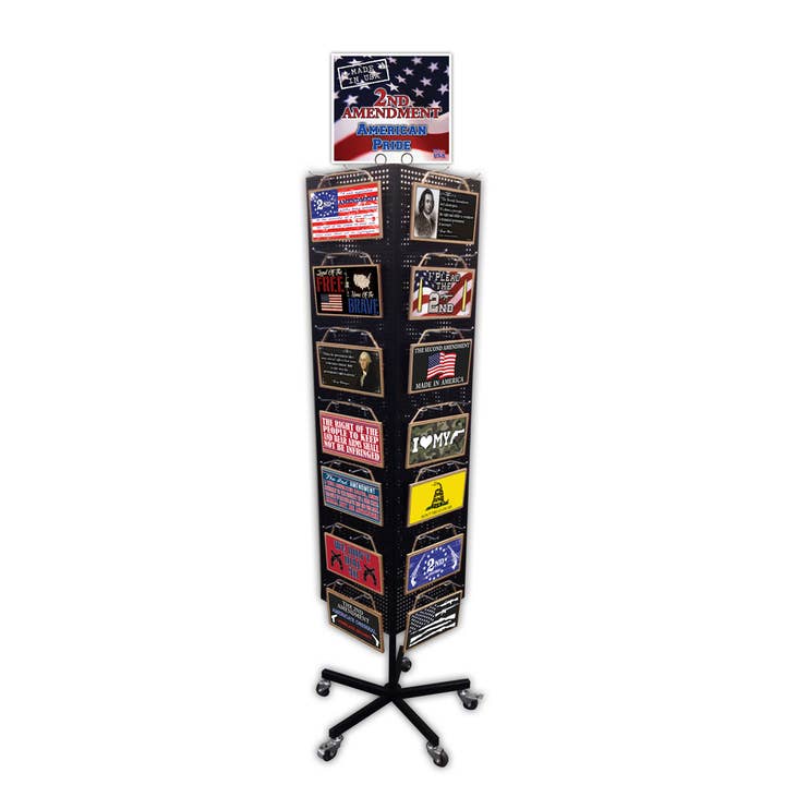 SJT Enterprises, Inc. - Wholesale Retailer Display - Paper & Novelty - 1-Second Amendment Sign Display - Contains 28 Second