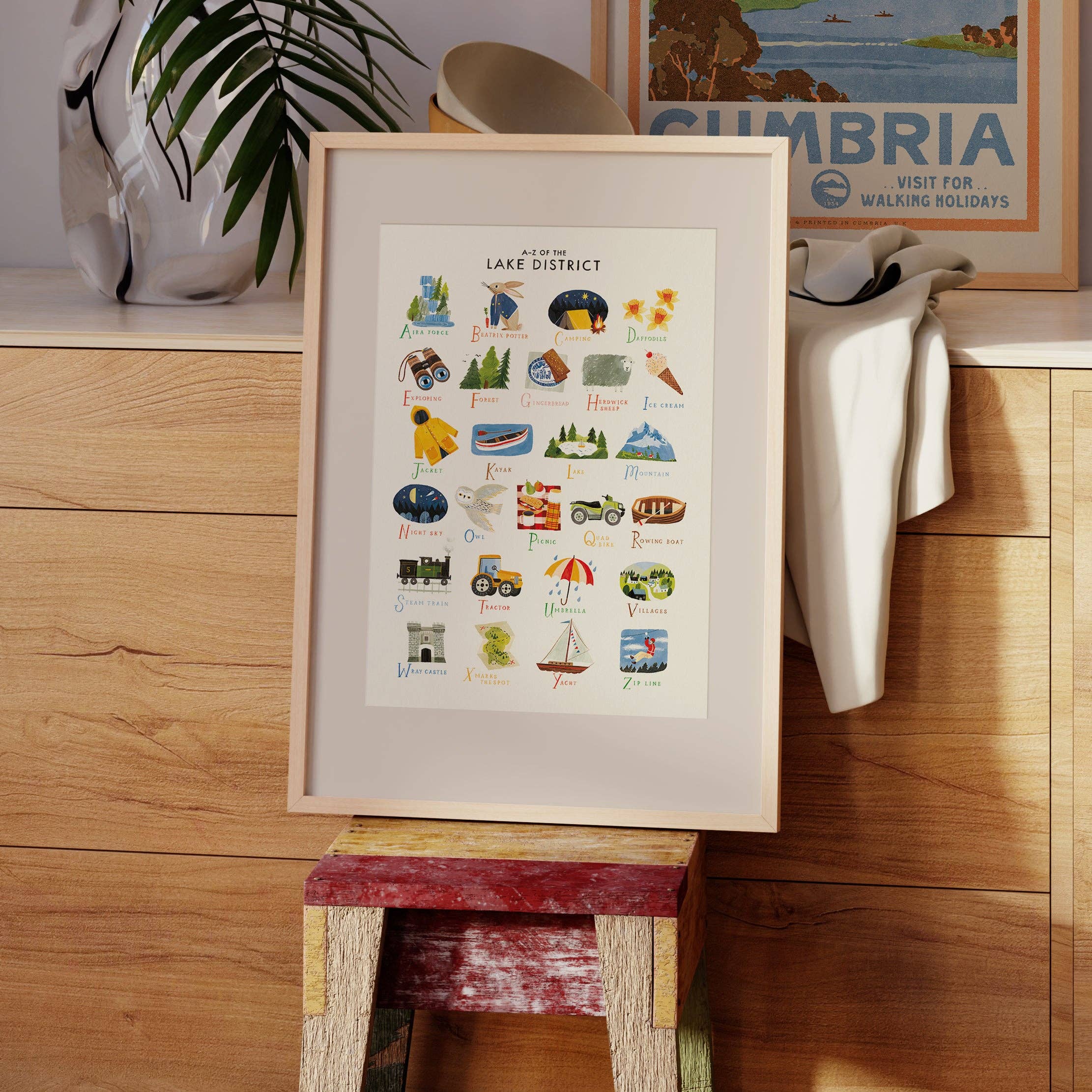 Oldfield Design Co – wholesale Art print – A-Z Lake District A3 Print4