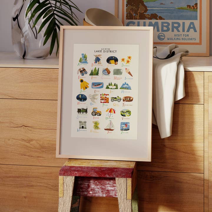 Oldfield Design Co – wholesale Art print – A-Z Lake District A3 Print4