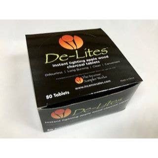 De-Lites Charcoal - Small for wholesale by The Incense Sampler Works