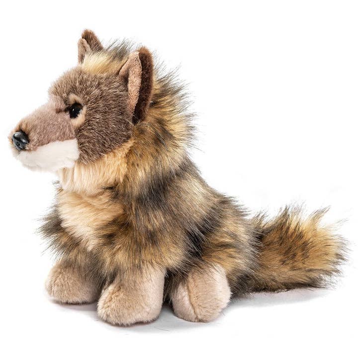 Uni Toys - Vendita all'ingrosso Peluche - Bambini e neonati - Cucciolo di lupo, seduto - 20 cm (altezza) - peluche o peluche