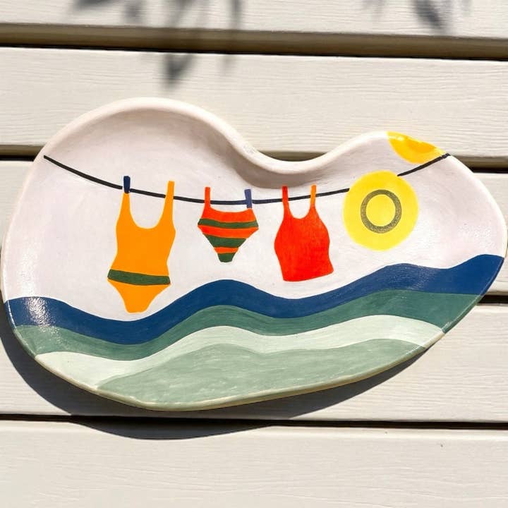 Thetis Art Studio - Wholesale Decorative Plate/Dish/Bowl - Piatto di Pesce Leggero3