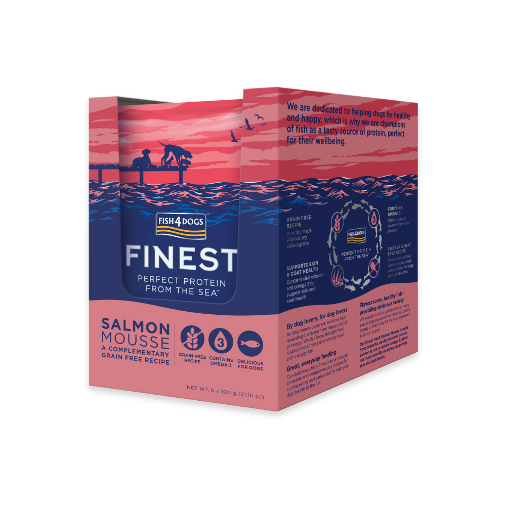 Lucky-Pet Handels- und Produktions GmbH - Vente Nourriture – chien - Fish4Dogs Finest Mousse de Saumon 100 g2