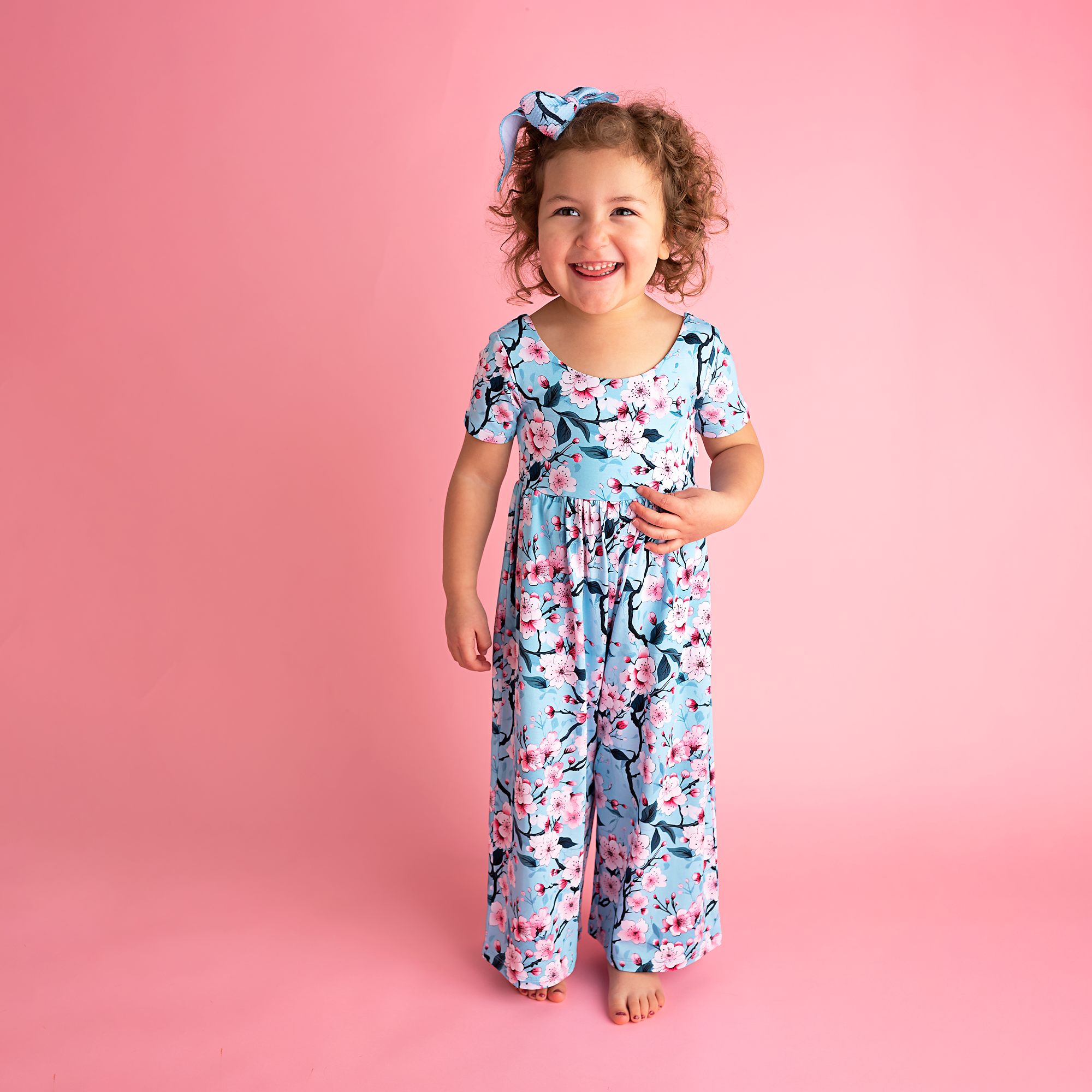 Gigi and Max – wholesale Jumpsuit – Baby – Bamboo Baby Girl Clothing Apparel Romper Sakura4
