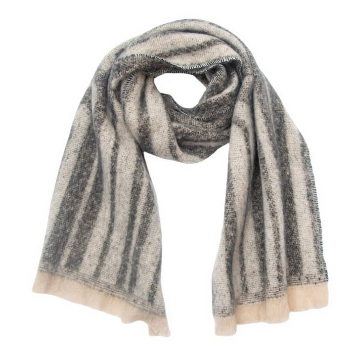 ACCITY - Wholesale Scarf - Women's - Geometric Loop Yarn Winter Scarf with Shawl Wrap_CWASC08706