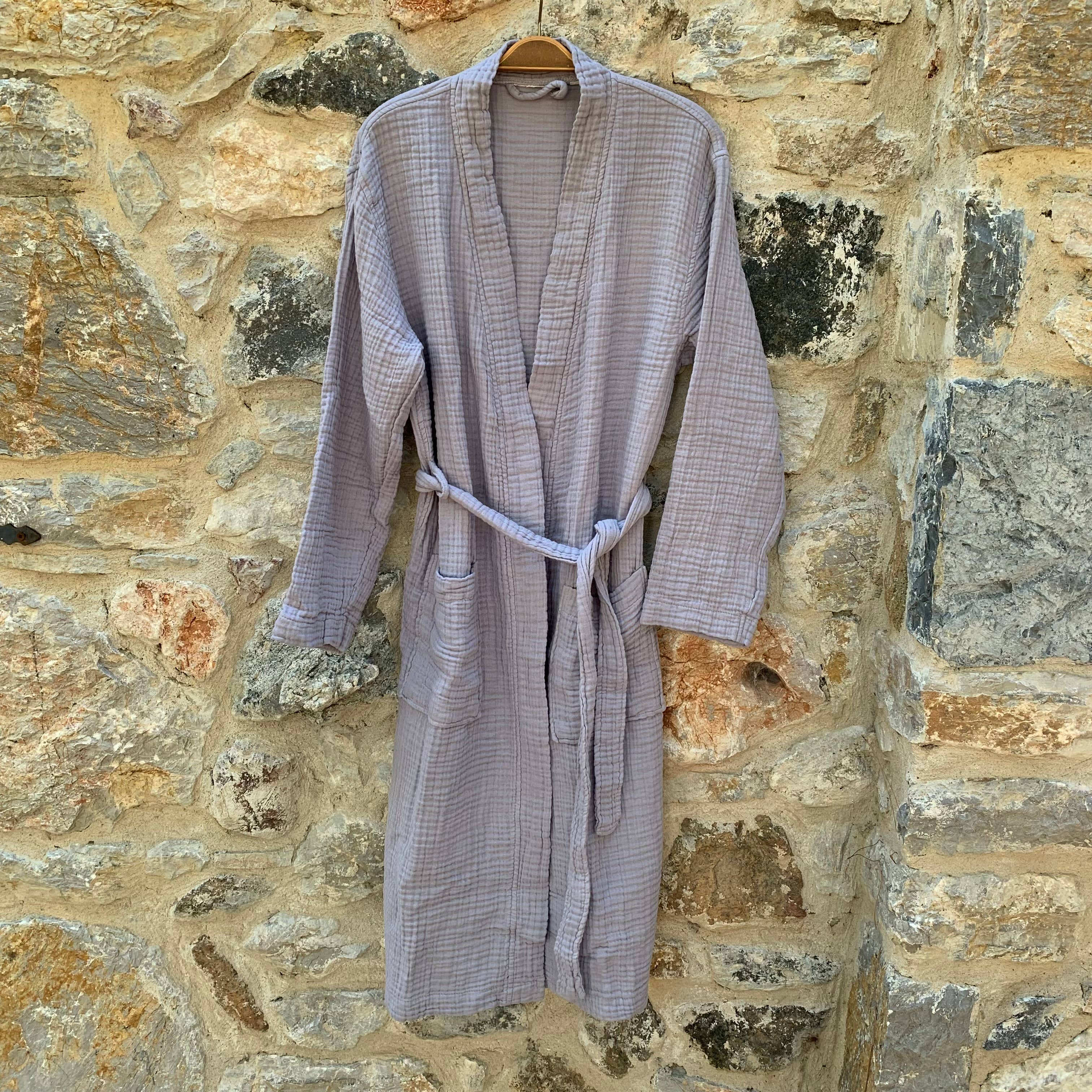 loom.ist - Wholesale Robe - Unisex - Muslin Bathrobe18