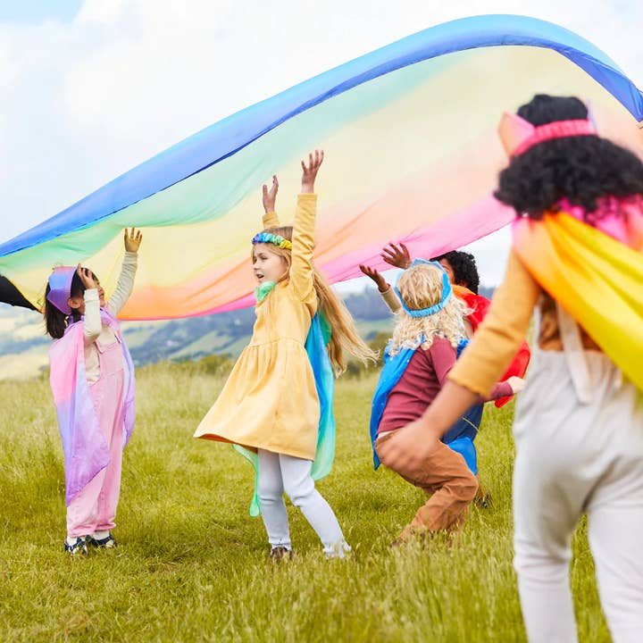 Sarah’s Silks - Wholesale Classic Toy - Kids - Double Rainbow Playsilk4