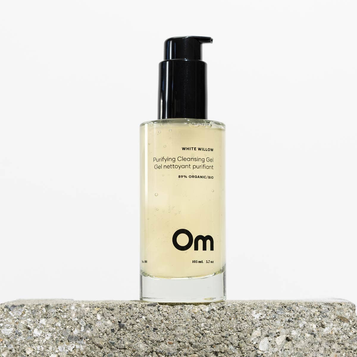 Om Organics Skincare - Wholesale Facial Cleanser - White Willow Purifying Cleansing Gel