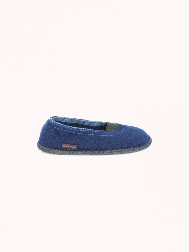 Slipper Ronja in ink blue for wholesale by Gottstein