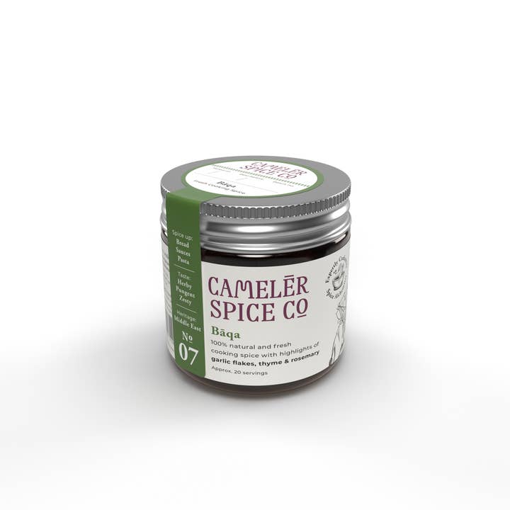 Camelēr Spice Co. - Wholesale Dried Spice Mix - Bāqa - 13th Century Arabian Mixed Herb Blend1